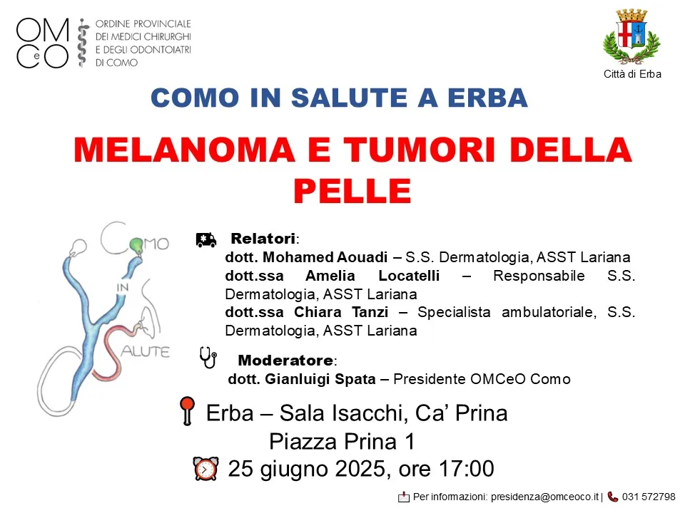 COMO IN SALUTE (ERBA) - MELANOMA E TUMORI DELLA PELLE